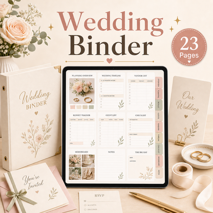 Wedding Binder - 23 Pages