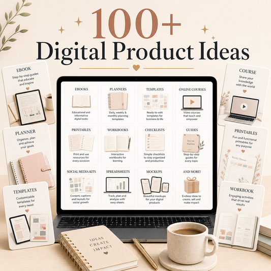 100+ Digital Product Ideas