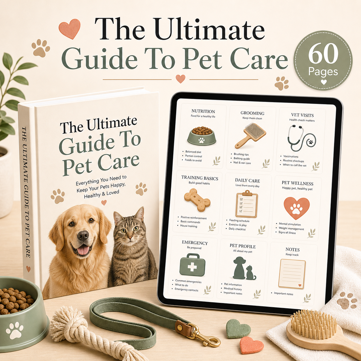 The ultimate guide to pet care - 60 Pages (Ebook)