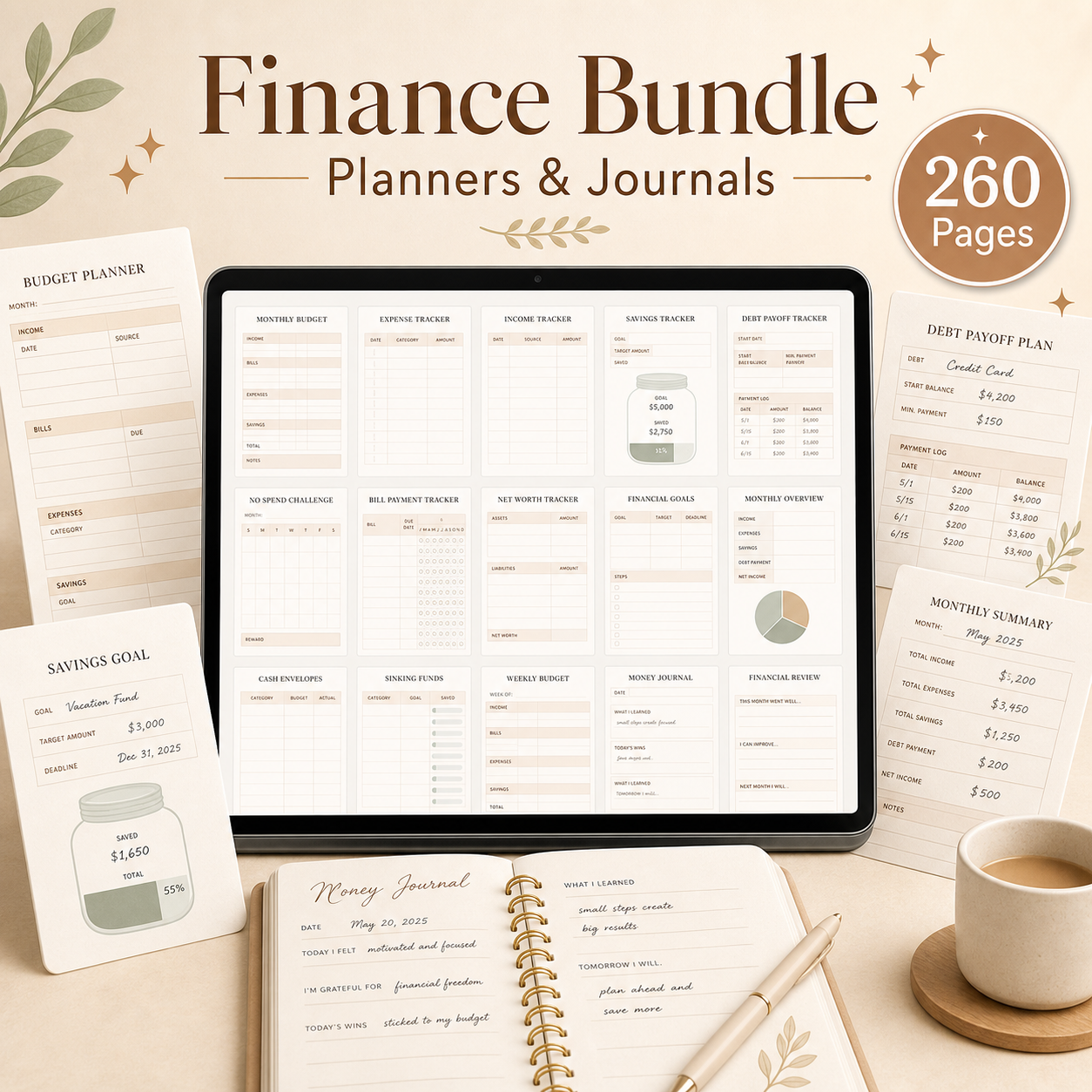 Finance Bundle: Planners & Journals