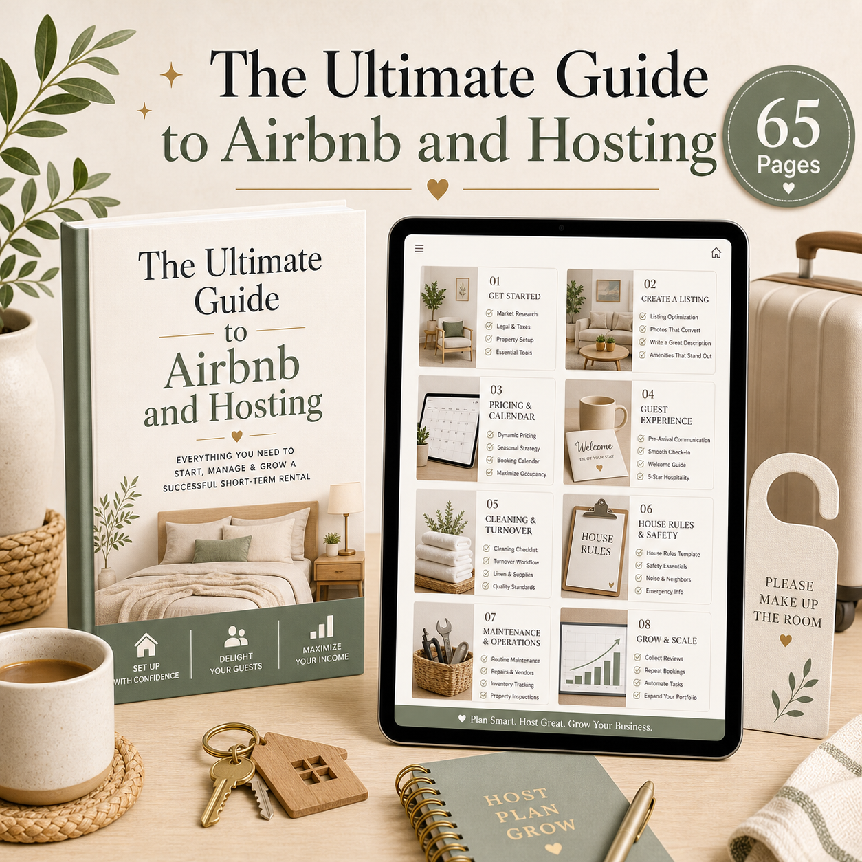E-Book: The Ultimate Guide to Airbnb and Hosting - 65 Pages
