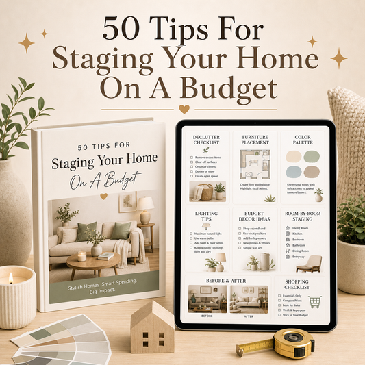 50 Tips For Staging your Home on a a Budget